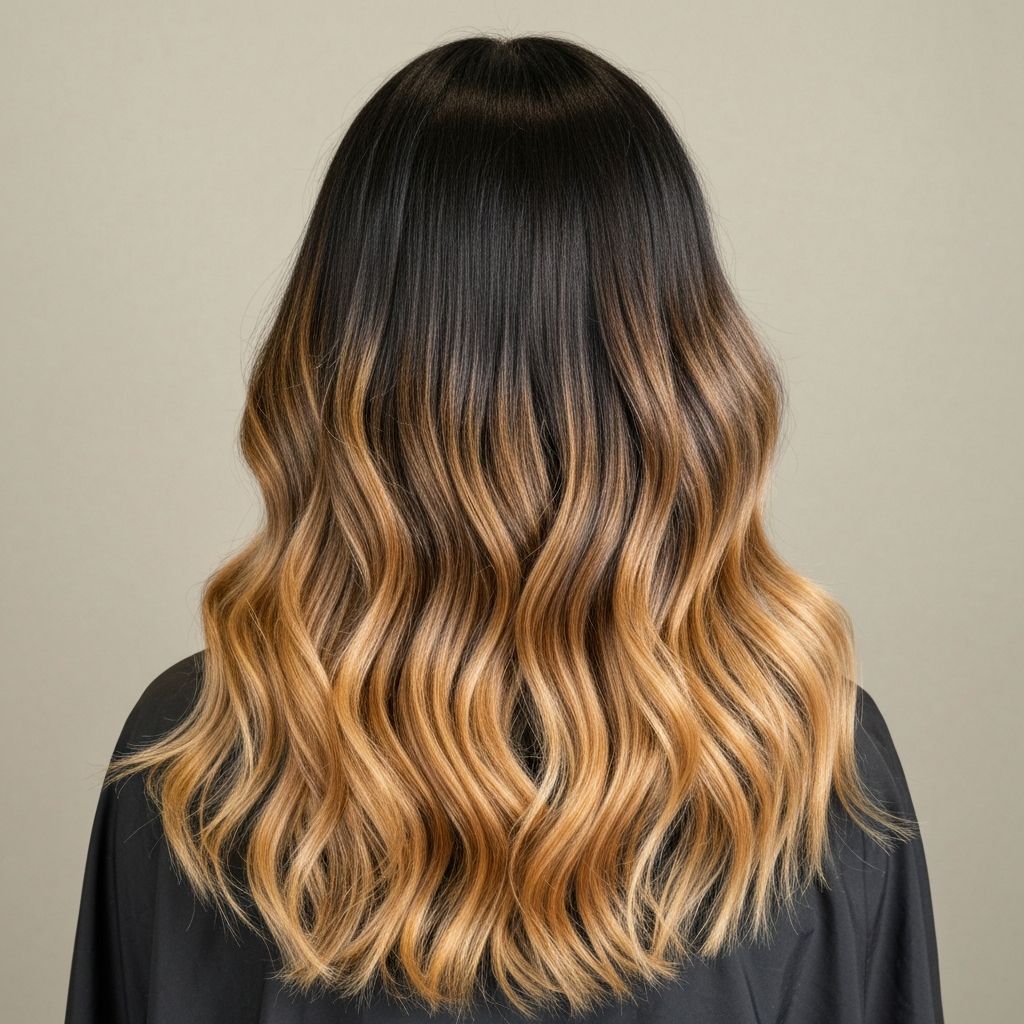 Ombré caramel